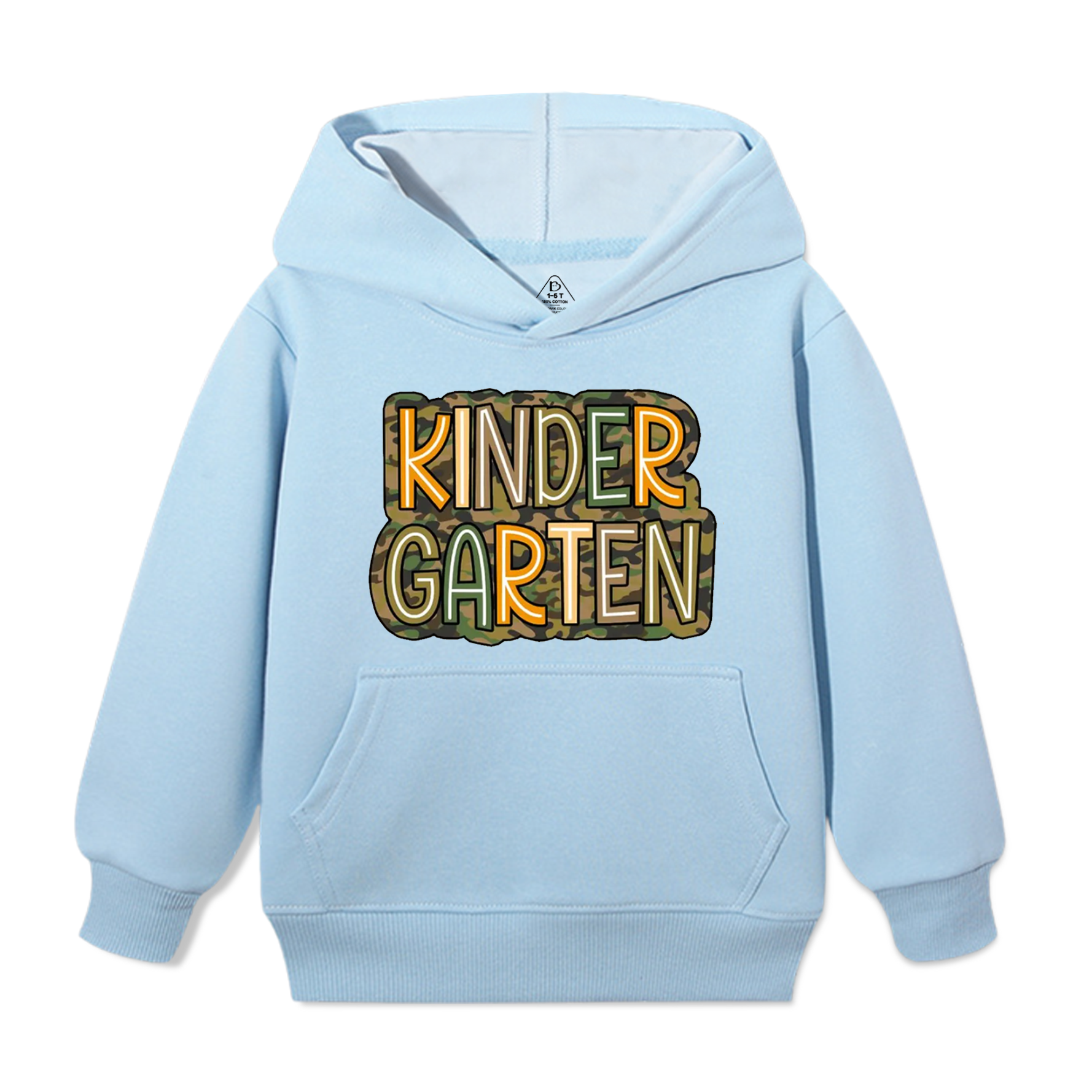 Personalized Camouflage Grade Kid's Hoodies Beepumpkin