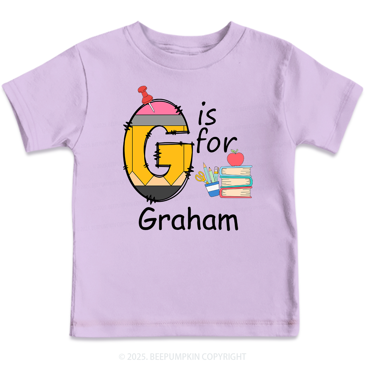 Personalized Alphabet Name Toddler&Kid's Tees Beepumpkin