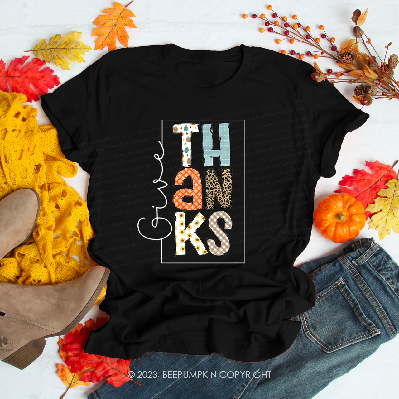 In Everything Give Thank Shirts Beepumpkin