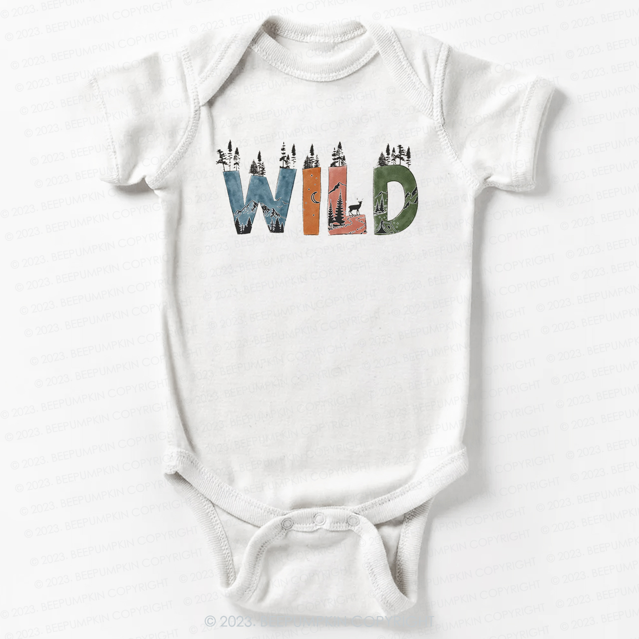Wild Hiking Outdoors Adventure Bodysuit For Baby