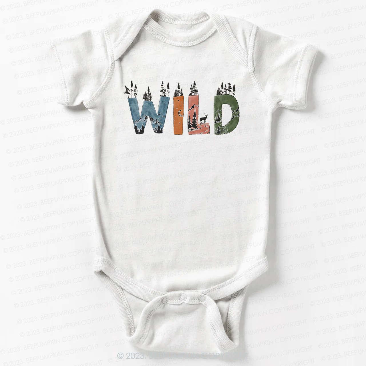 Wild Hiking Outdoors Adventure Bodysuit For Baby