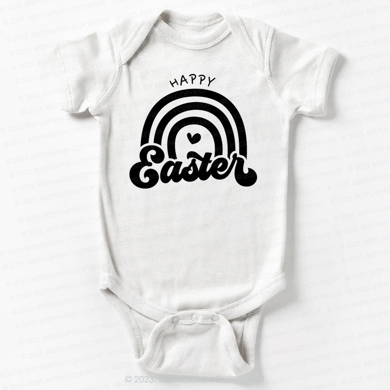 Happy Easter Rainbow Bodysuit For Baby
