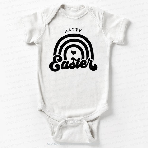Happy Easter Rainbow Bodysuit For Baby