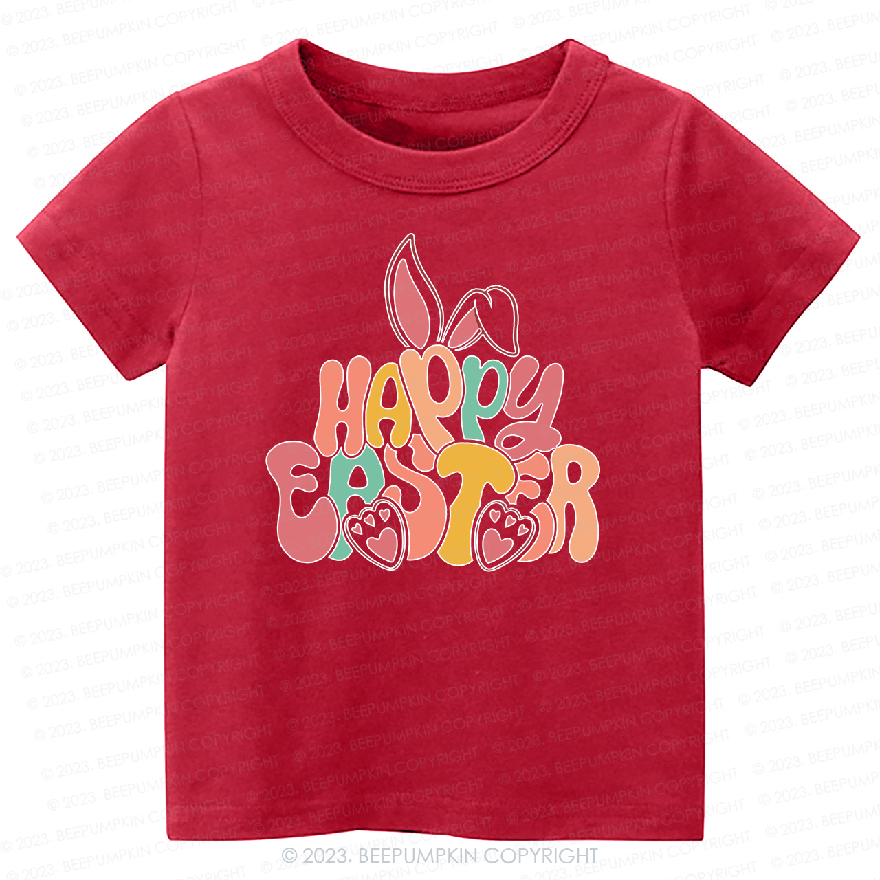 Retro  Happy Easter -Toddler Tees