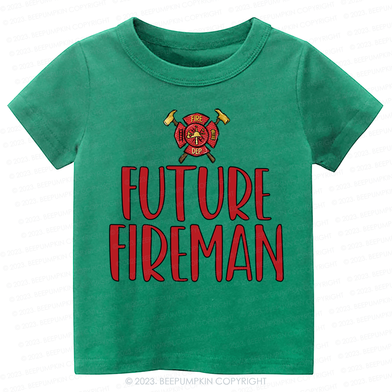 Future Fireman Firetruck -Toddler Tees