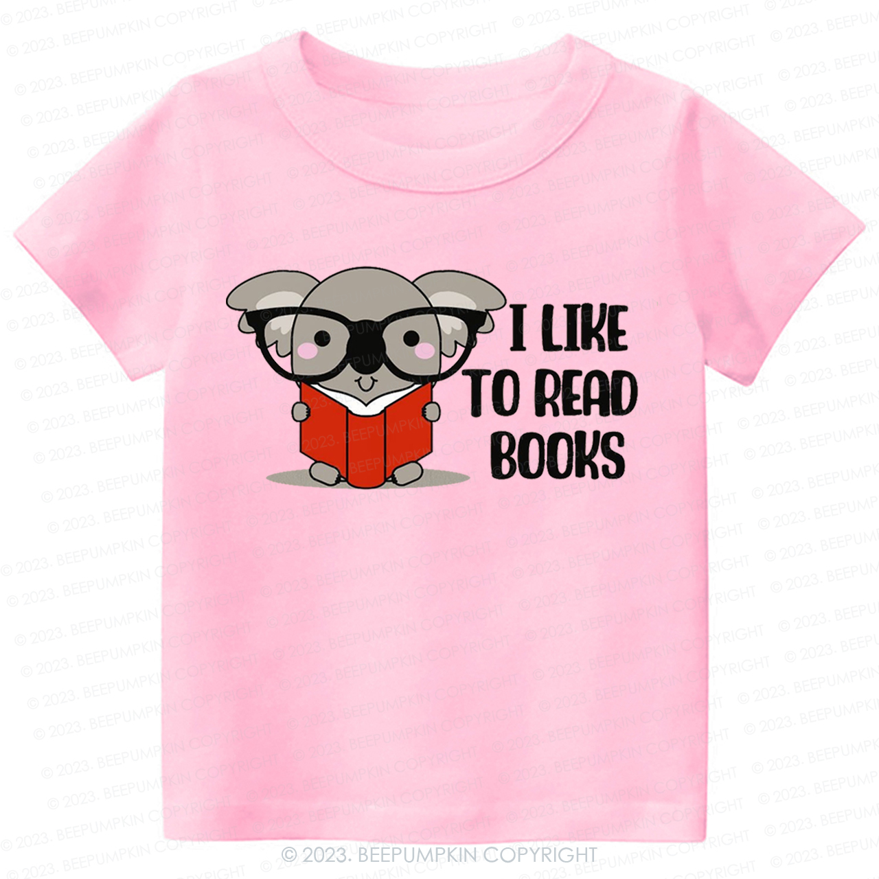 I Like To Read Books Elephant Kids Shirt
