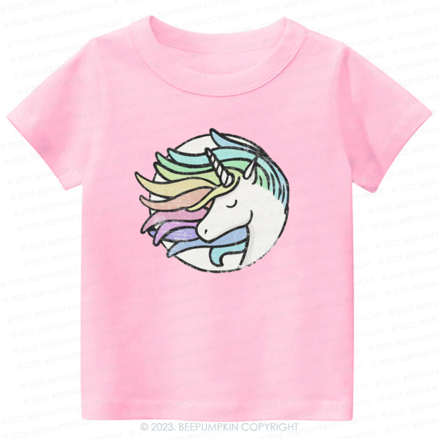 Rainbow Girls Unicorn Kids Shirt