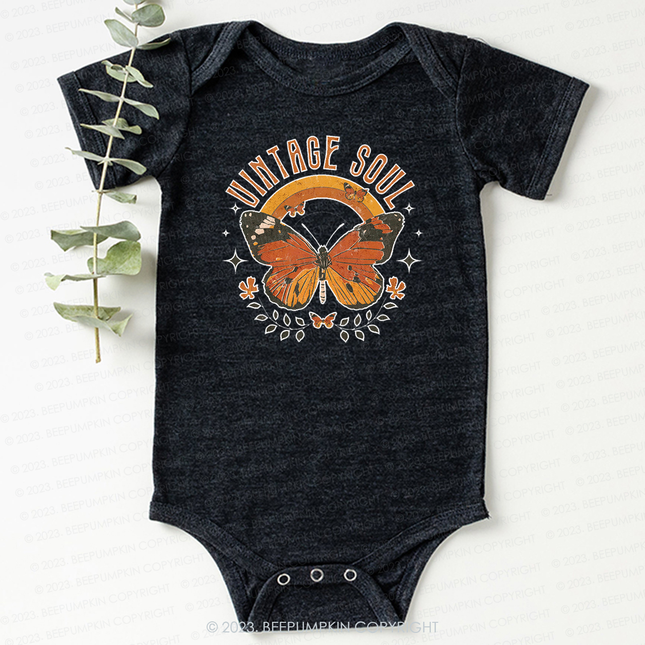 Vintage Soul Cute Girls Boho Bodysuit For Baby