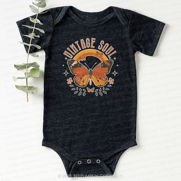 Vintage Soul Cute Girls Boho Bodysuit For Baby
