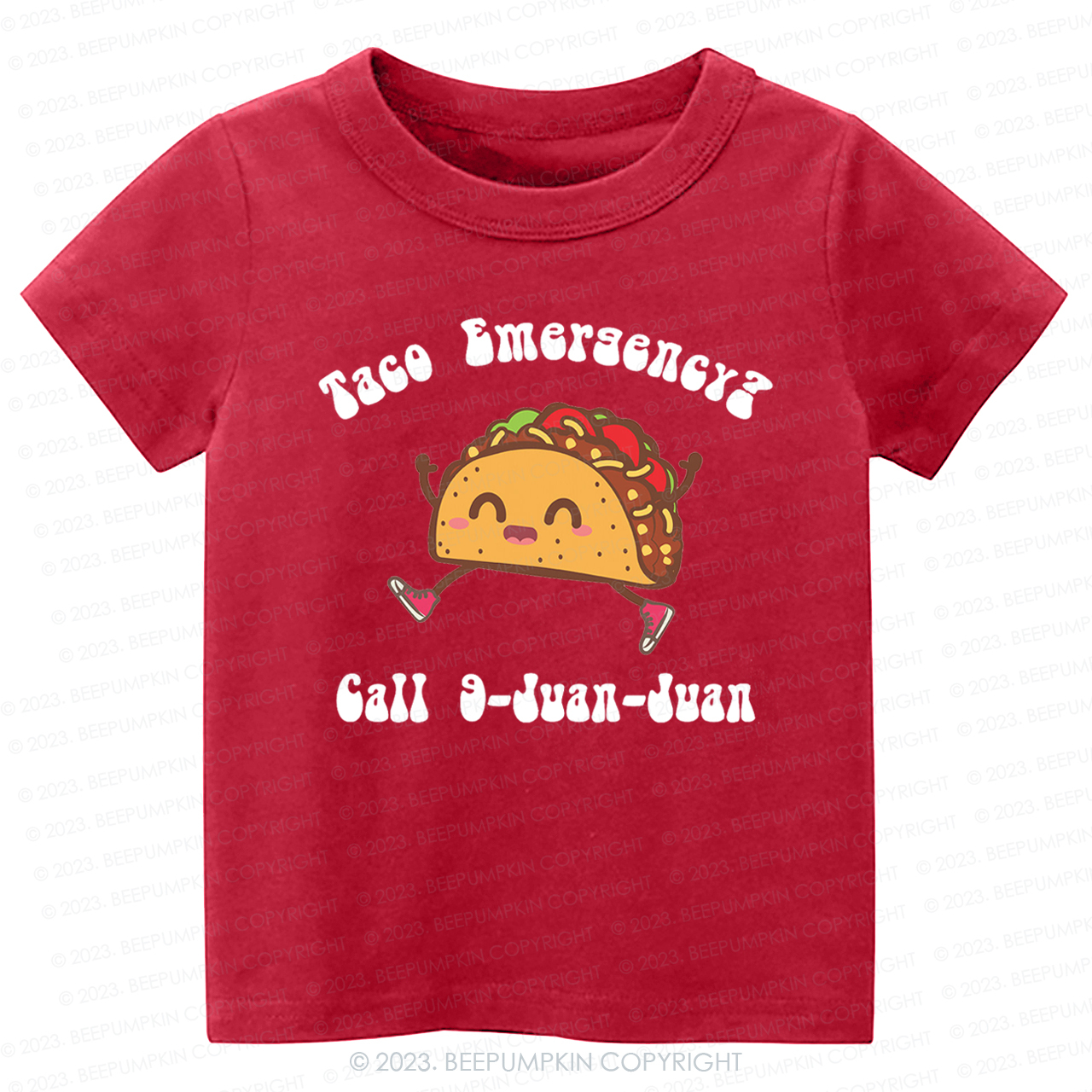 Funny Taco Emergency Kids Shirt