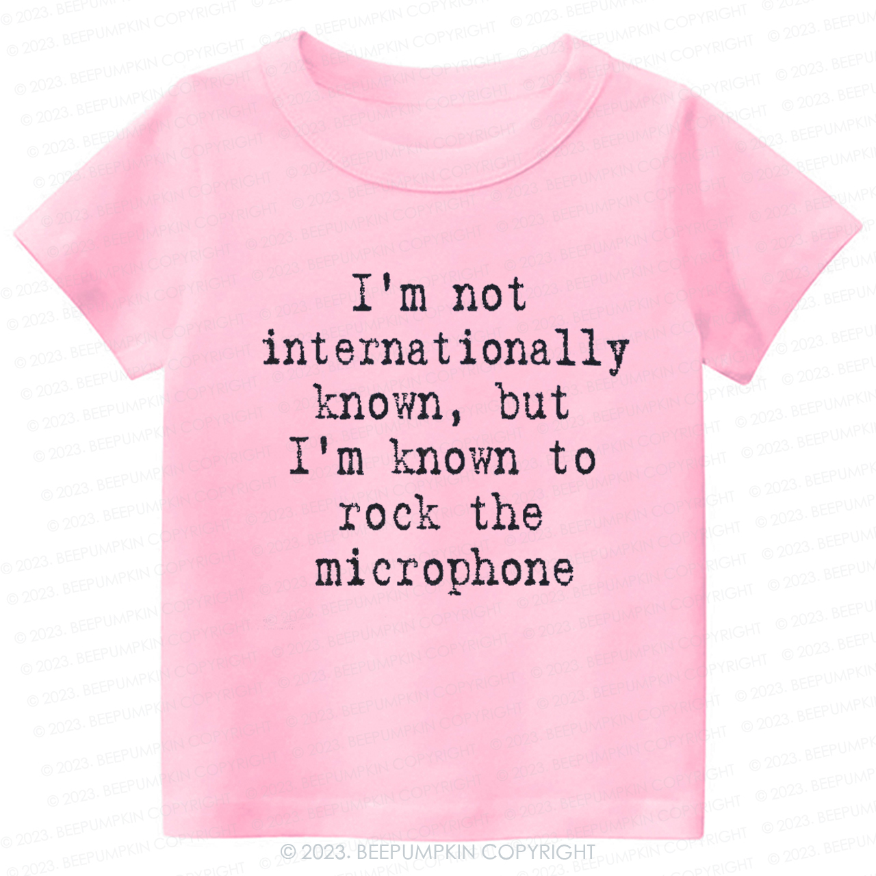 It Takes Two I'm Not Internationally Known Kids Shirt