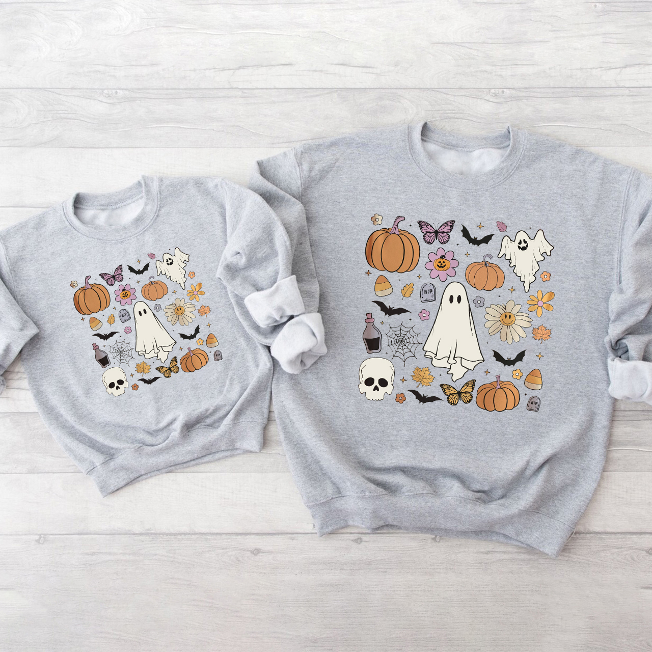 Comfort Halloween doodles Party Sweatshirts
