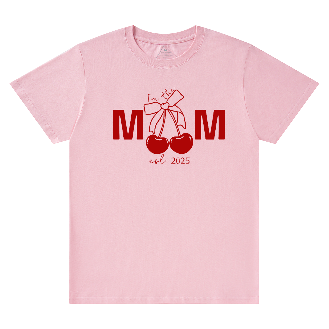 Personalized Mother's Day Cherry Bow T-Shirts