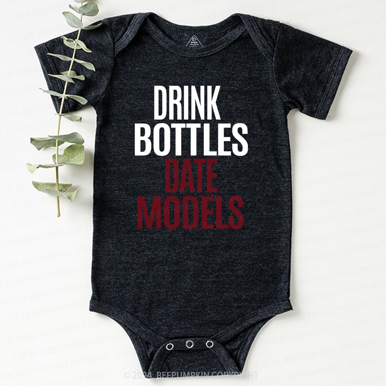 Drink Bottles Date Models Bodysuit For Baby 7