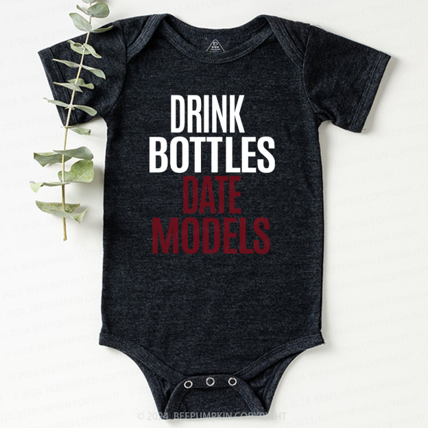 Drink Bottles Date Models Bodysuit For Baby 7