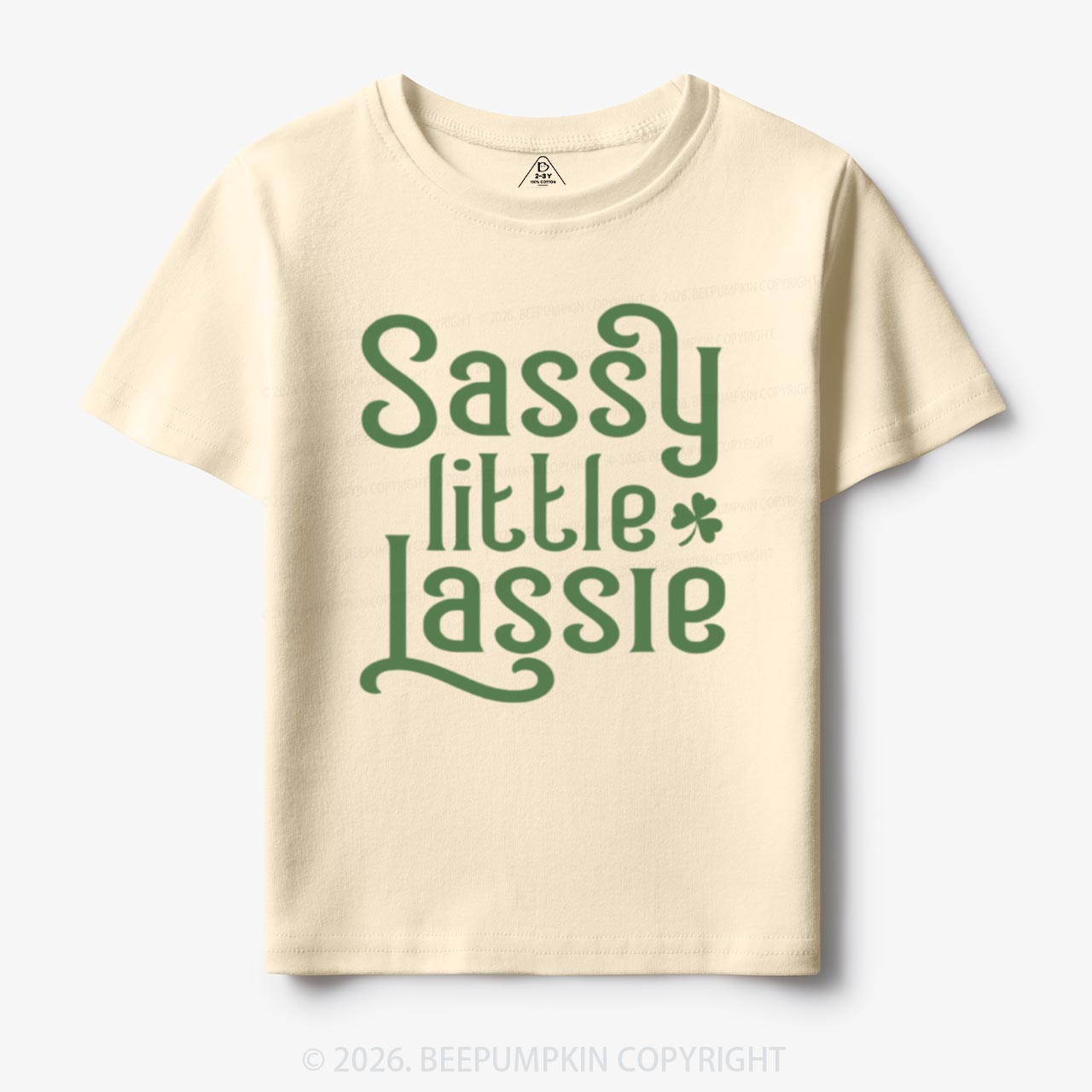 Sassy Little Lassie St. Patrick's Day Toddler&Kid's Tees Beepumpkin