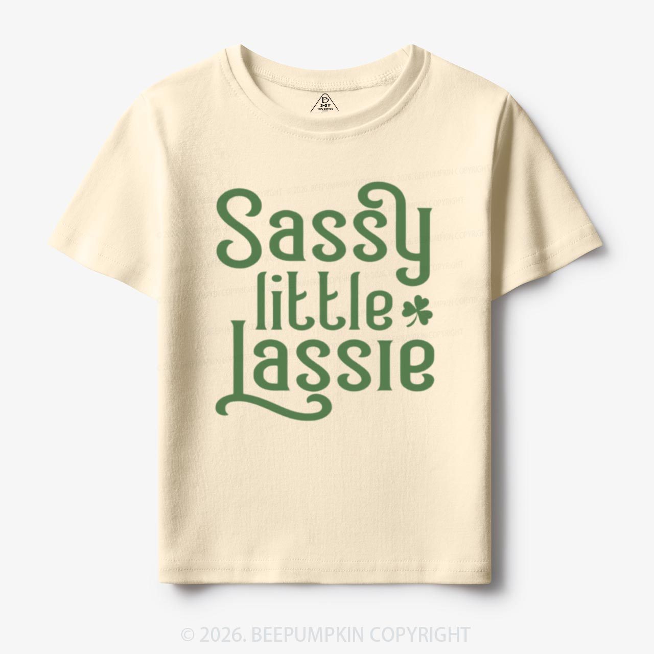 Sassy Little Lassie St. Patrick's Day Toddler&Kid's Tees Beepumpkin