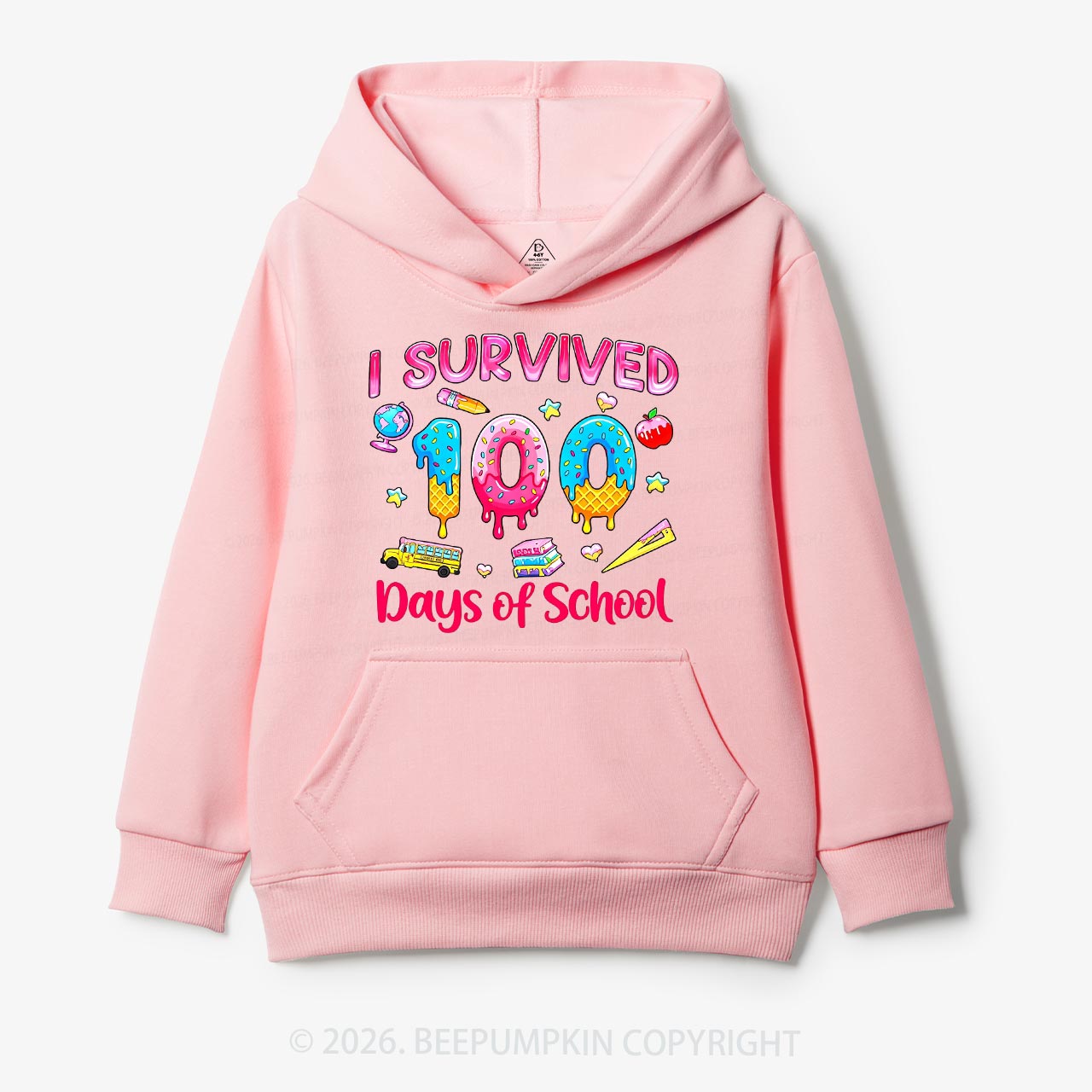 Sweet Survivor 100 Days Of School Toddler&Kid's Hoodies