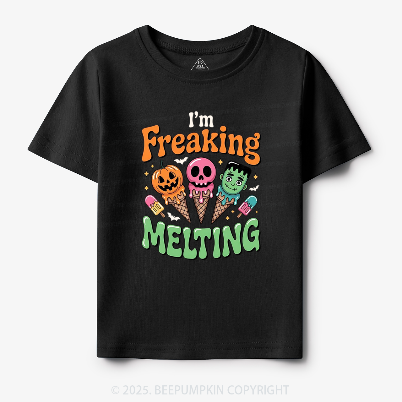 I’m Freaking Melting Halloween Toddler&Kid's Tees Beepumpkin