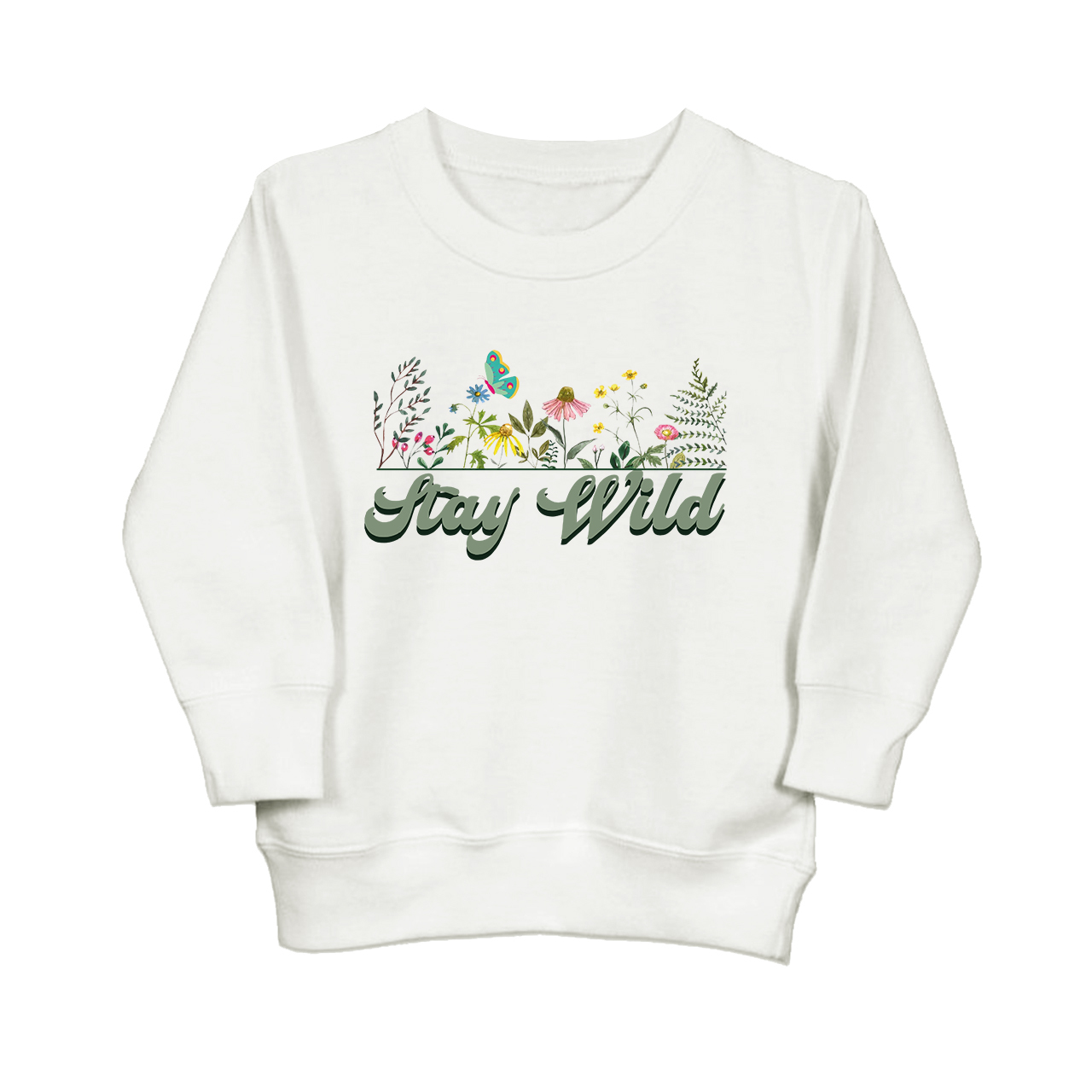 Stay Wild Nature Toddler Sweatshirt  Sale-Beepumpkin™