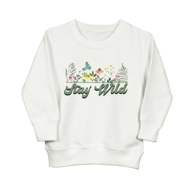 Stay Wild Nature Toddler Sweatshirt