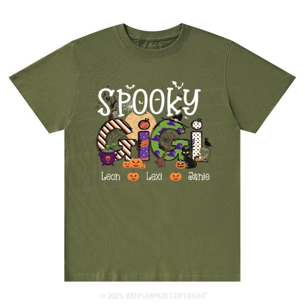 Personalized Spooky Gigi T-Shirts Beepumpkin