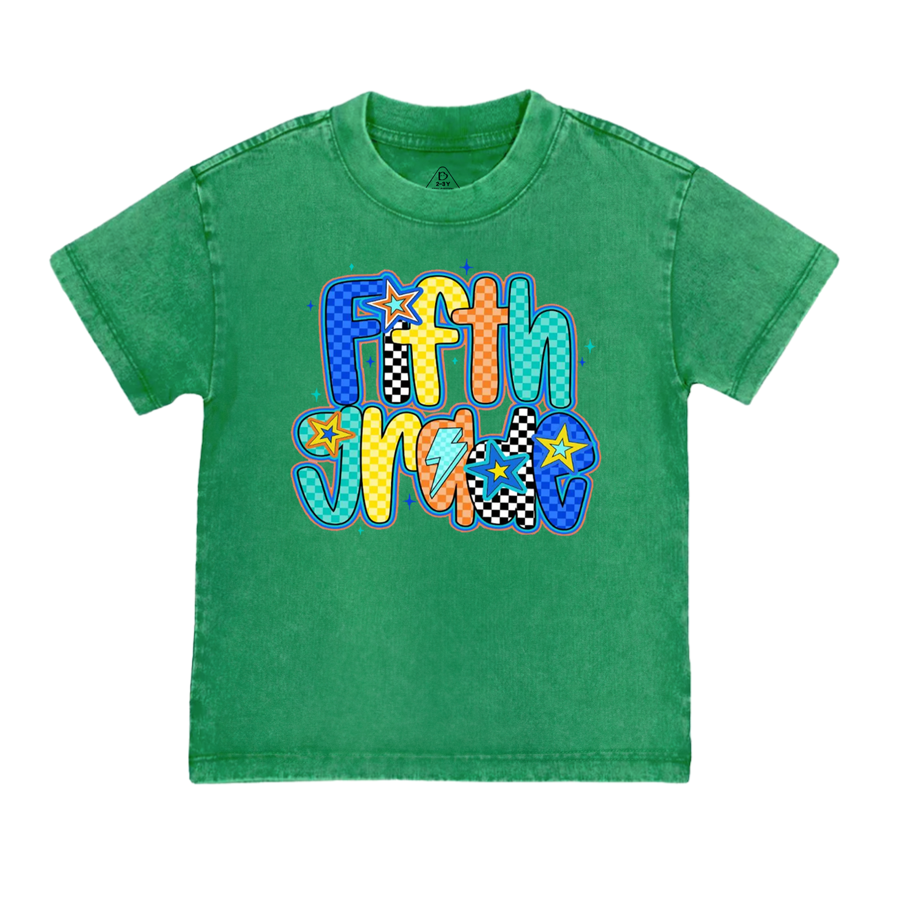 Personalized Retro Back To School Season Toddler&Kids Washed Tees
