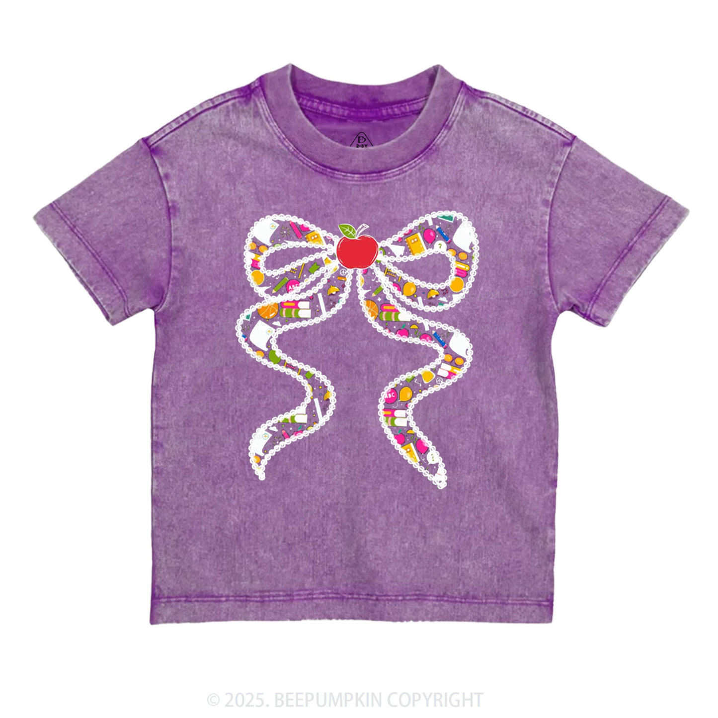 Learning Ribbon Toddler&Kids Washed Tees
