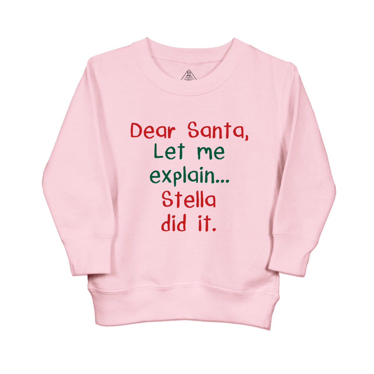 Personalized Funny Christmas Dear Santa Let Me Explain Kids Sweatshirt