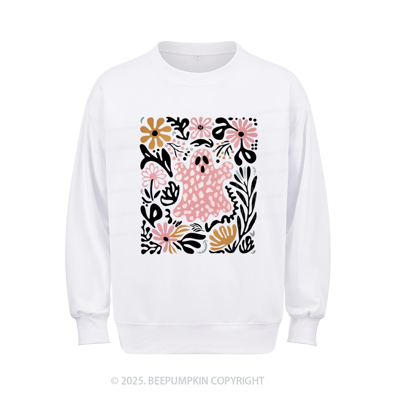 Halloween Boho Ghost Sweatshirt Beepumpkin