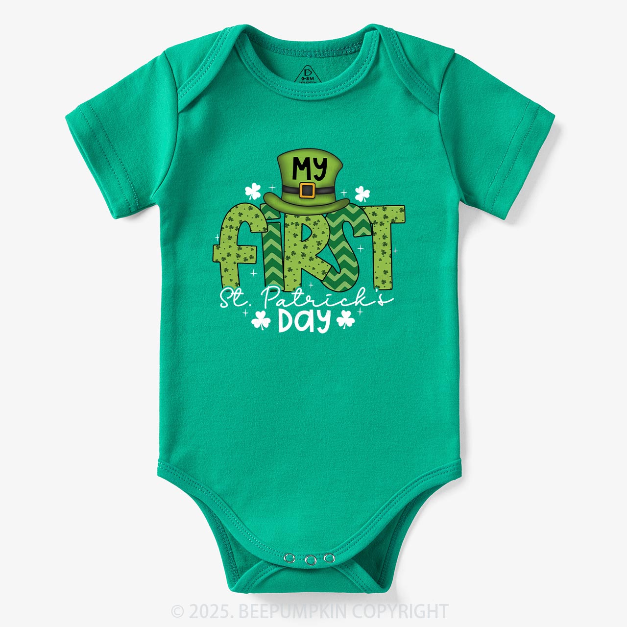 Baby’s First Luck St. Patrick's Day Bodysuit Beepumpkin