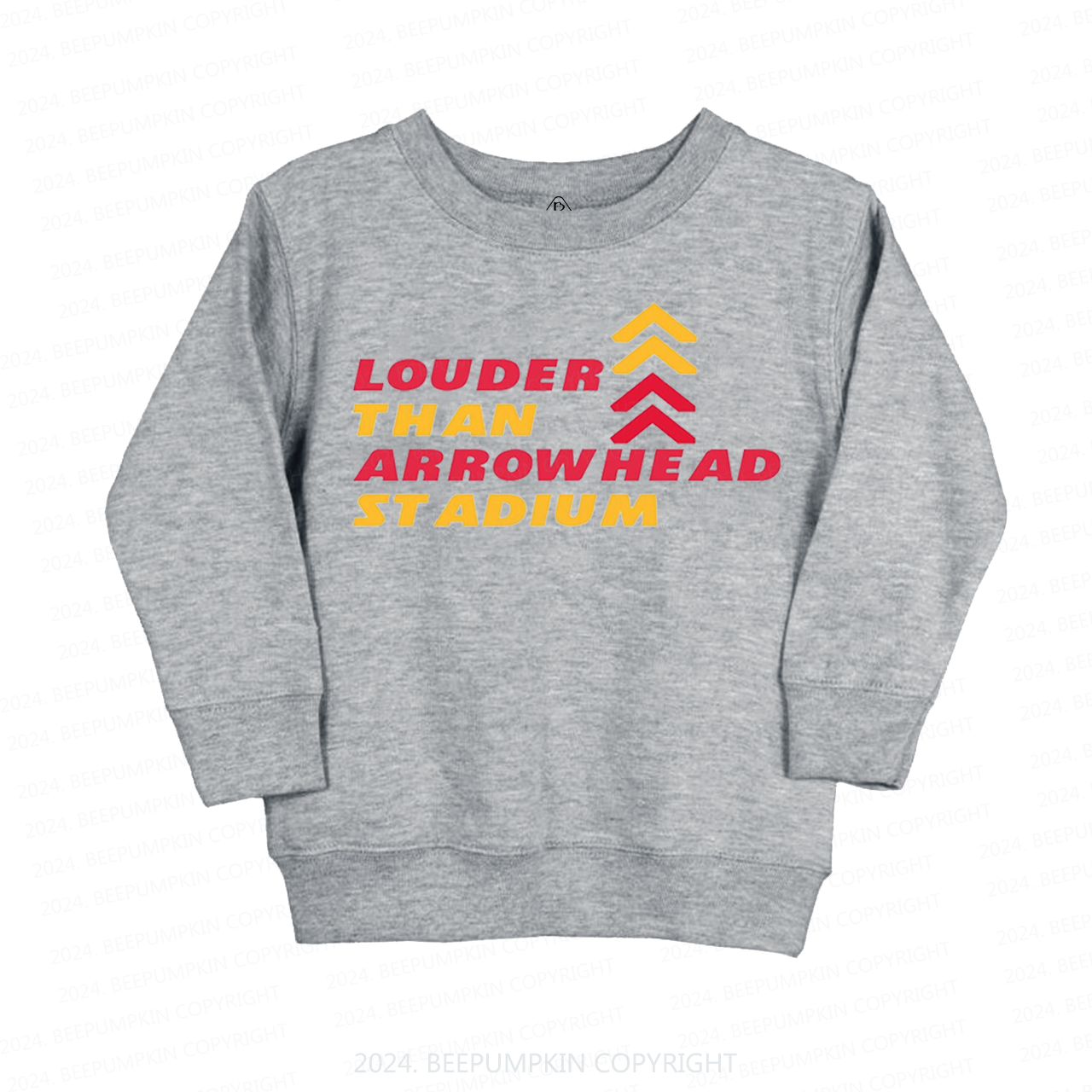 Louder Than Arrowhead Stadium Kids Sweatshirt