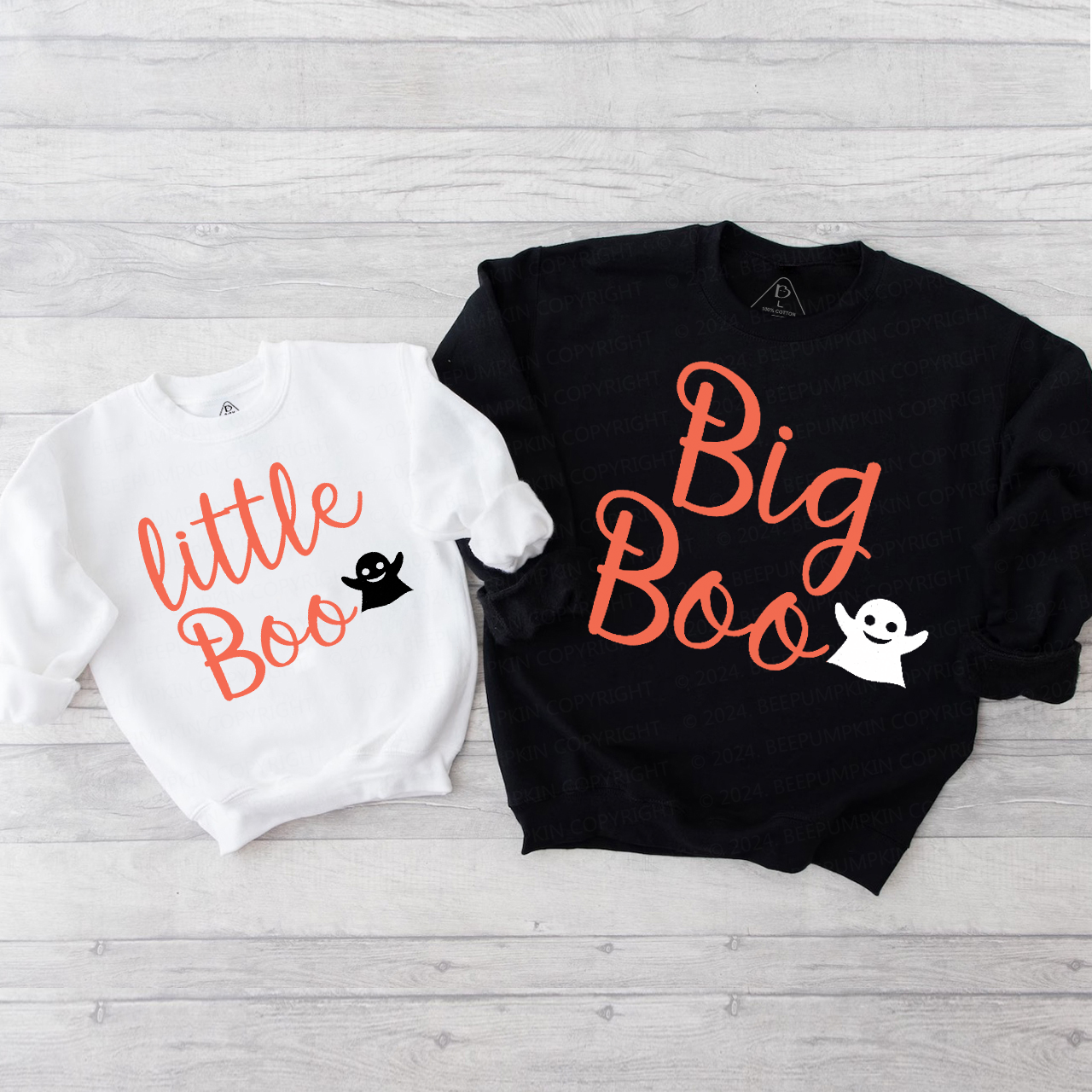 Glitter Halloween Boo Mom&Me Swetshirt
