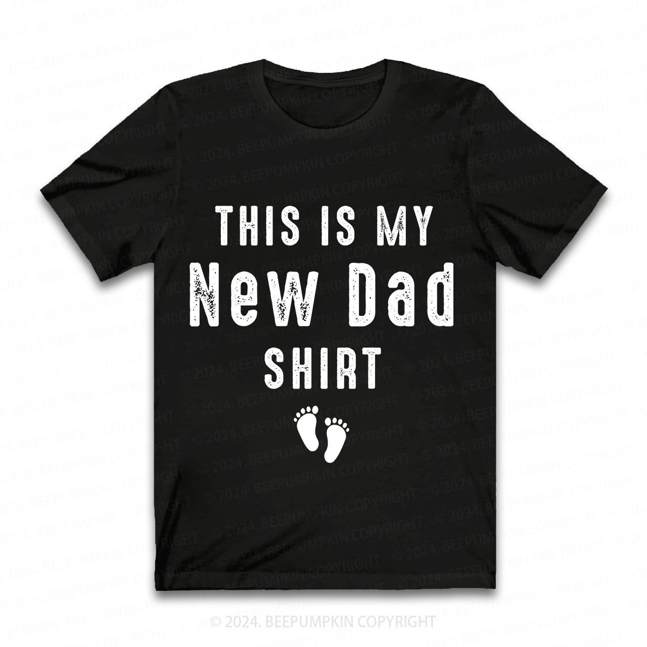 This is My New Dad Shirt First Father‘s Day T-shirt Sale-Beepumpkin™