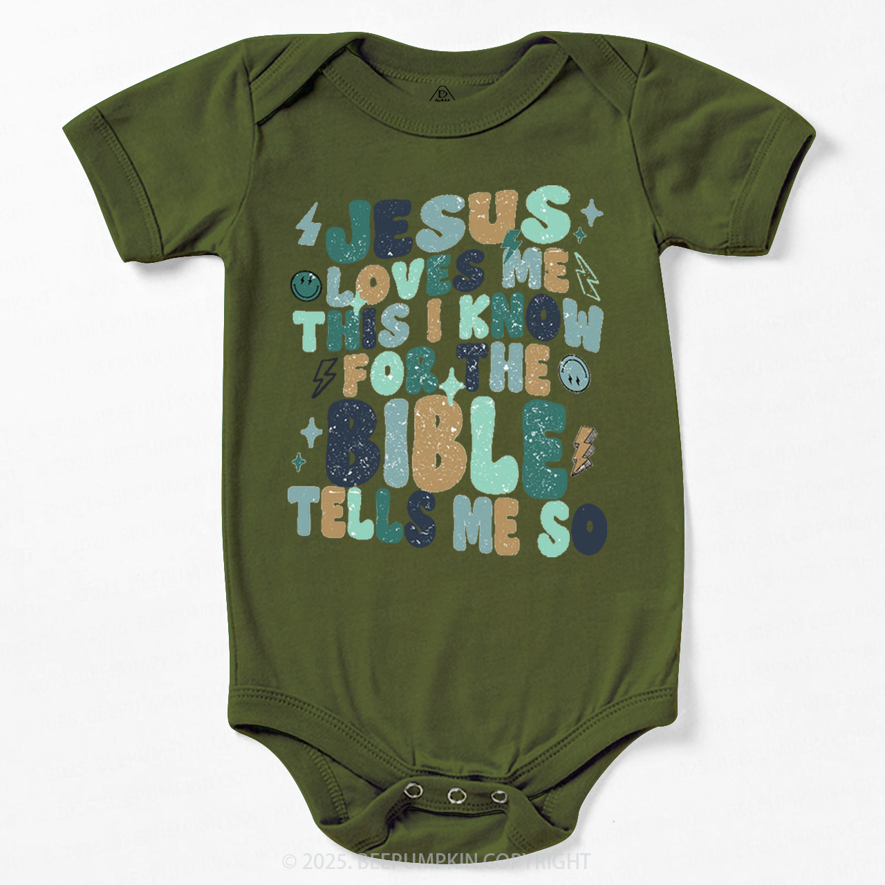 Jesus Loves Me Bodysuit Beepumpkin