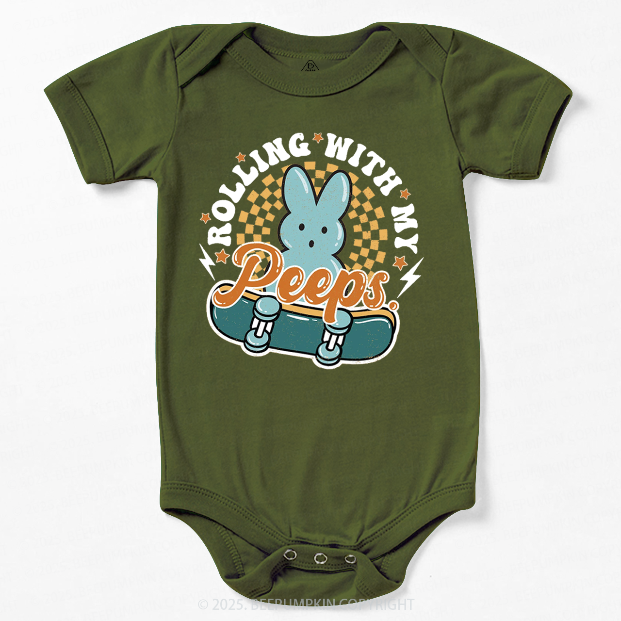 Rolling With My Peeps Bodysuit Beepumpkin