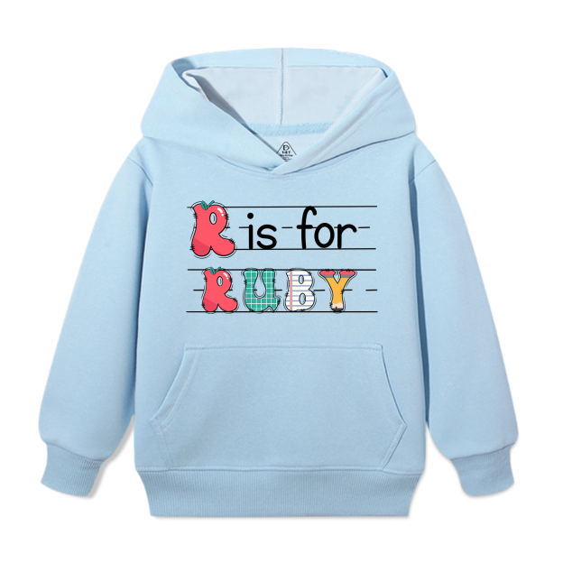 Personalized Kid’s Name Back To School Kid's Hoodies Beepumpkin