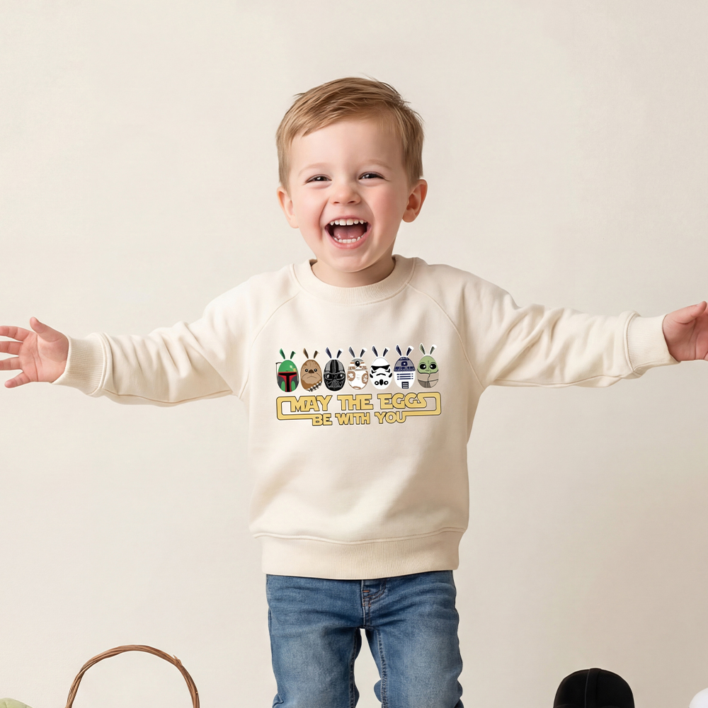 May The Eggs Be With You Toddler&Kid's Sweatshirt