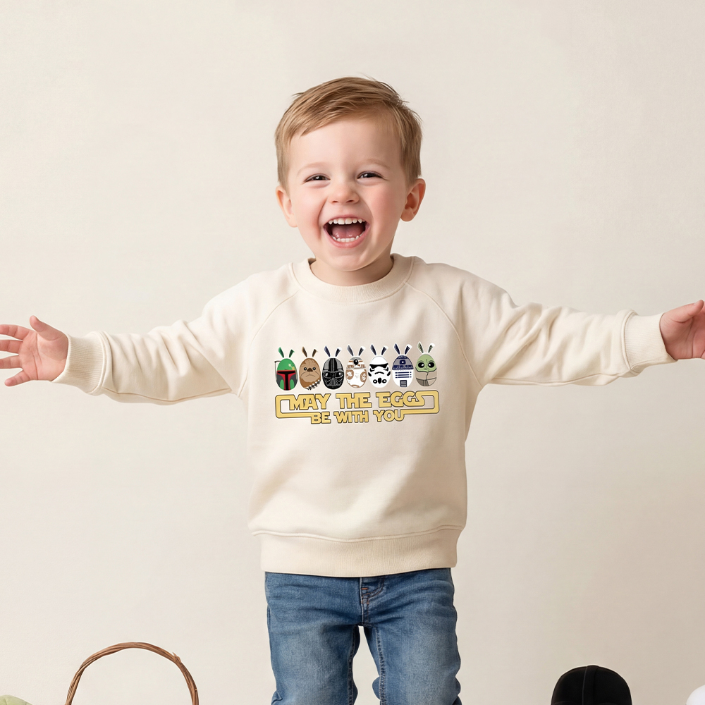May The Eggs Be With You Toddler&Kid's Sweatshirt