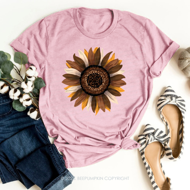Pretty Fall Sunflower Shirts Beepumpkin