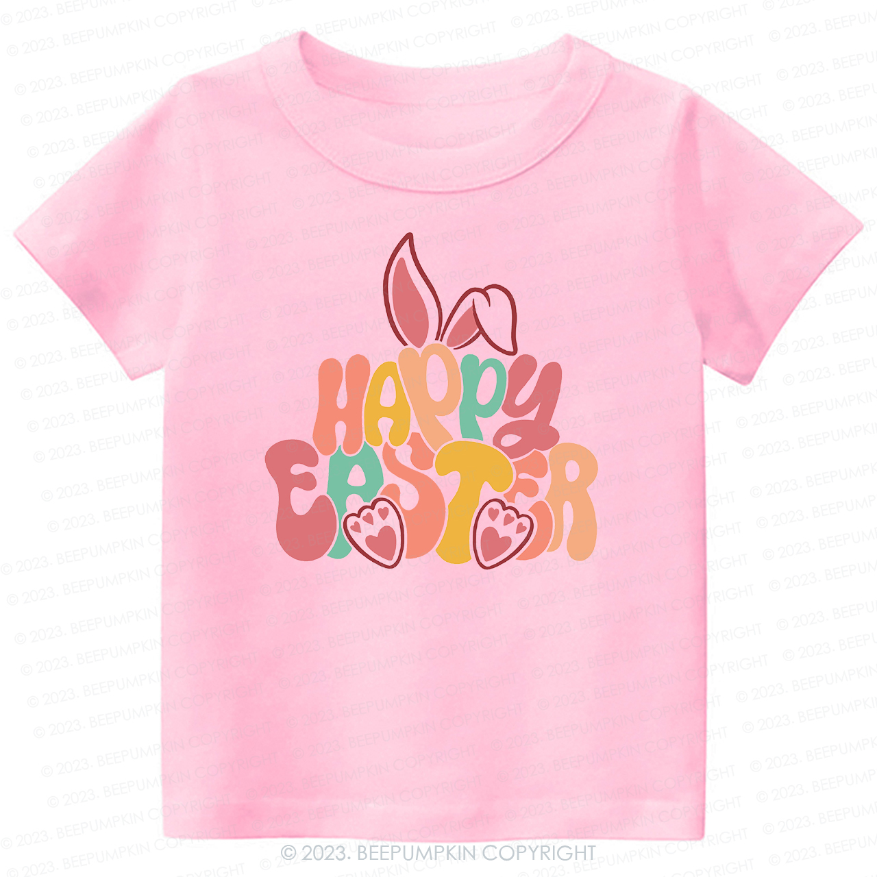 Retro  Happy Easter -Toddler Tees