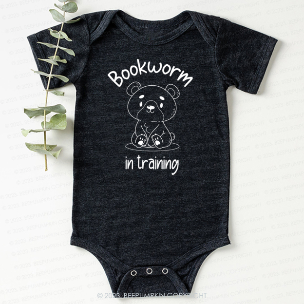 Bookworm In Training Bear Bodysuit For Baby