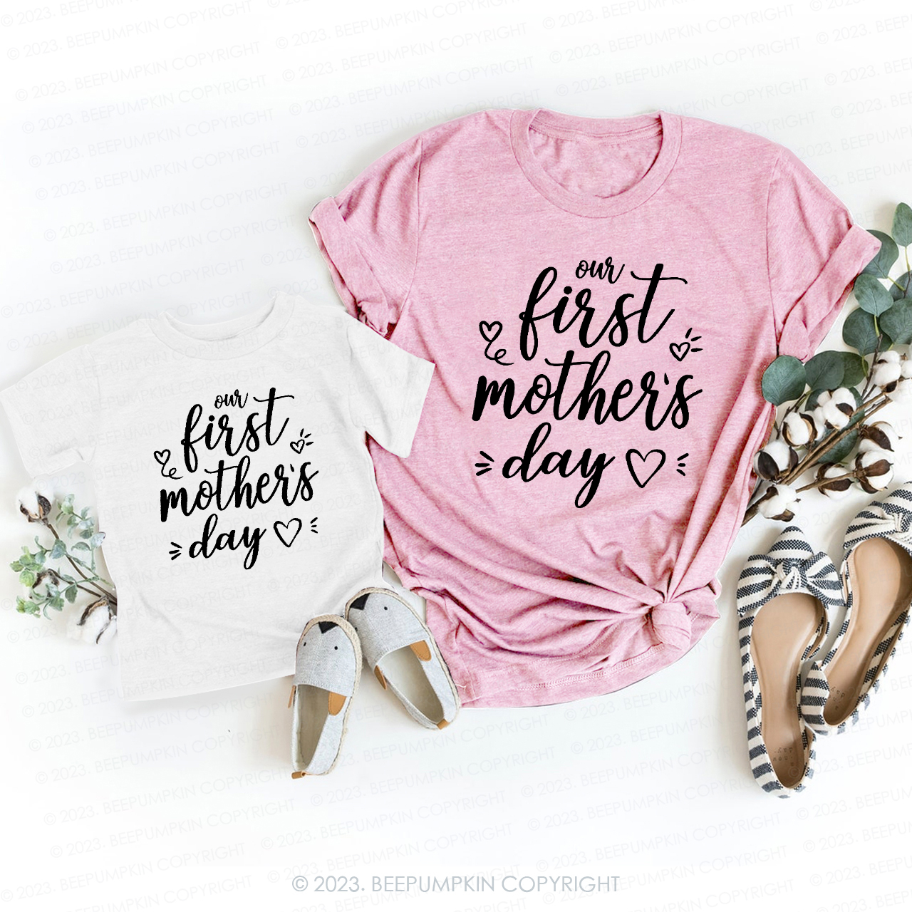 Our First Mother's Day T-Shirts For Mom&Me