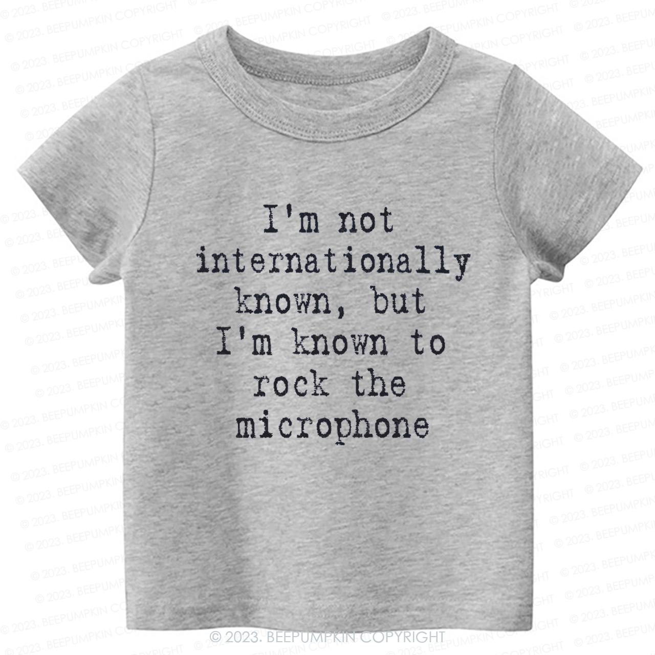 It Takes Two I'm Not Internationally Known Kids Shirt