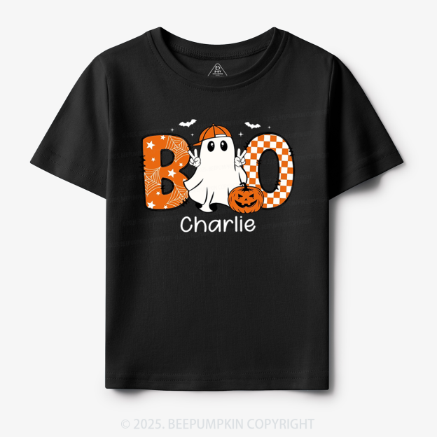 Personalized Halloween Kids Name Toddler&Kid's Tees Beepumpkin