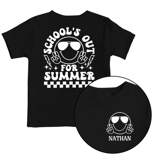 Schools Out For Summer Toddler&Kid's Tees Beepumpkin