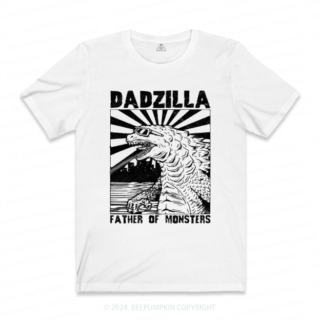 Dadzilla Father Of Monster Dad T-shirt