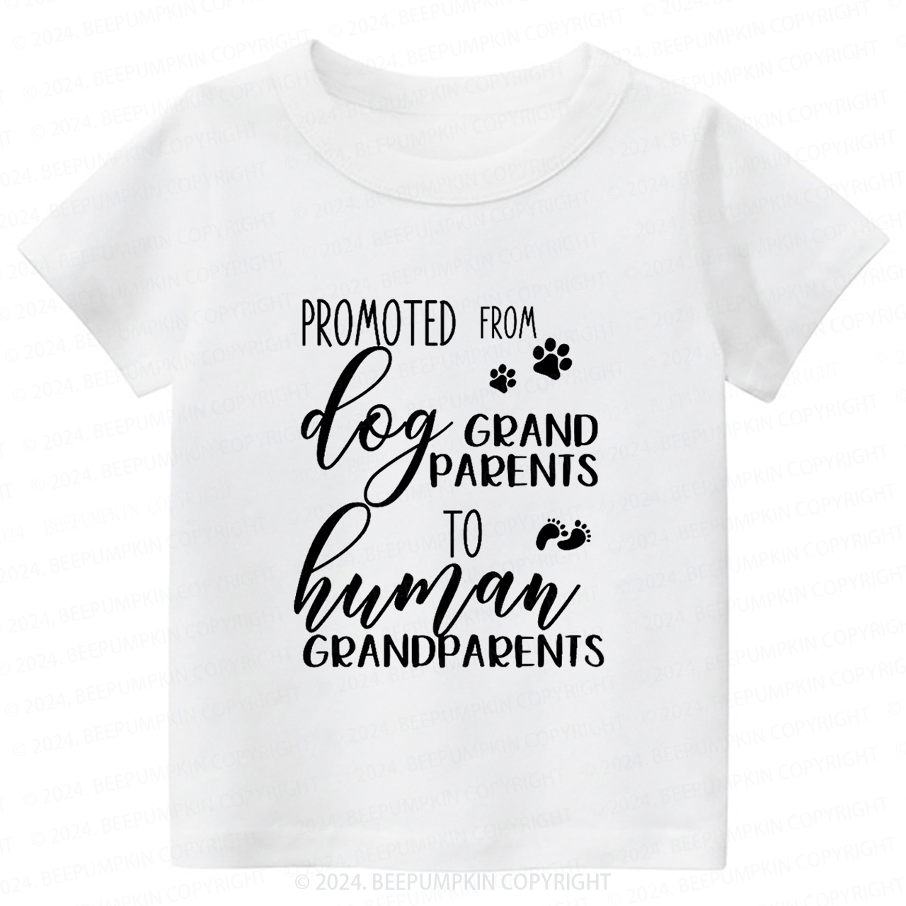 From Dog Grandparent to Human Grandparent Toddler&Kids Tees 7