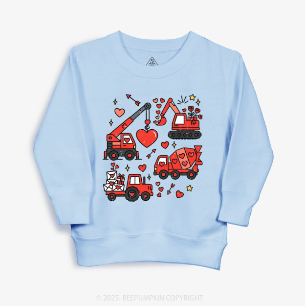 Operation Love Build Valentine's Day Kid's Sweatshirt