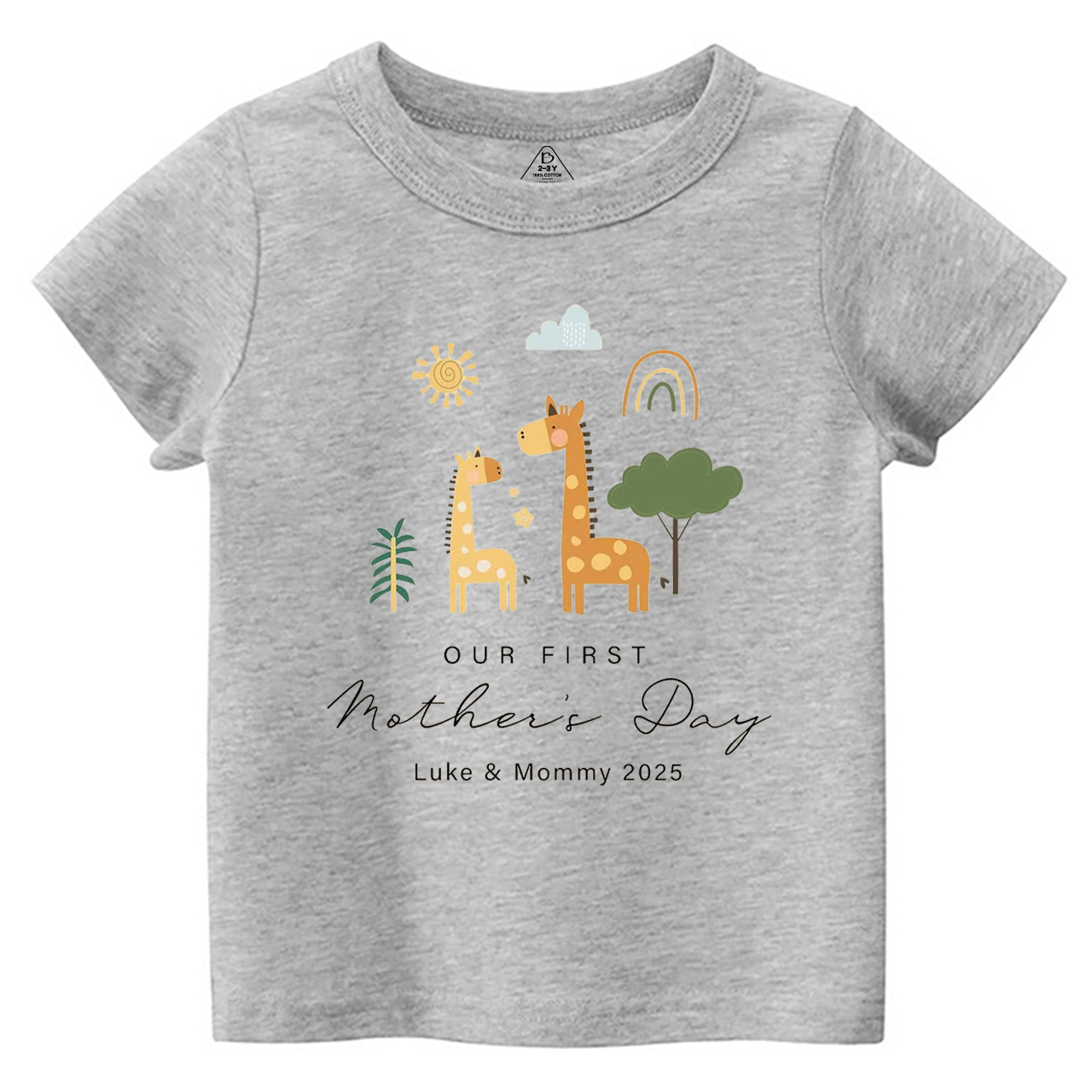 Personalized First Mother's Day Toddler&Kid's Tees Beepumpkin